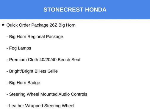 2015 RAM 1500 Big Horn