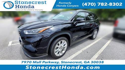 Midnight Black Metallic 2020 Toyota Highlander Limited
