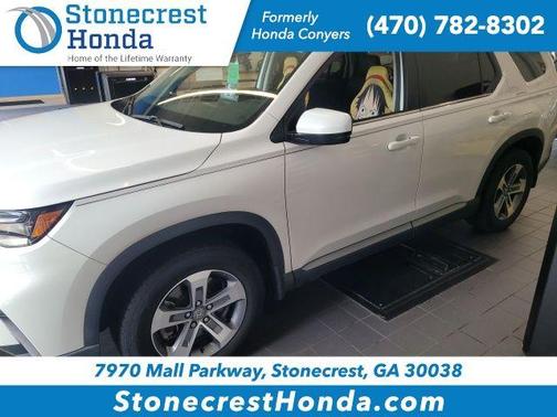 Platinum White 2023 Honda Pilot EX-L 7-Passenger