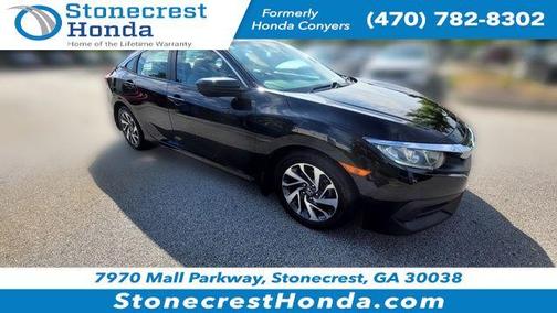 Black 2016 Honda Civic EX