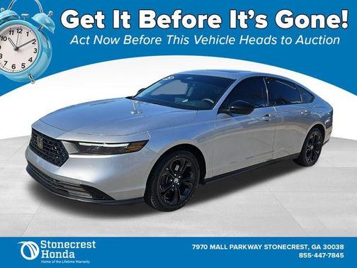 Solar Silver Metallic 2025 Honda Accord SE