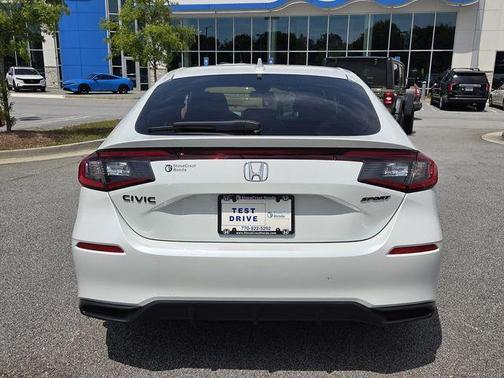 Platinum White Pearl 2026 Honda Civic Sport