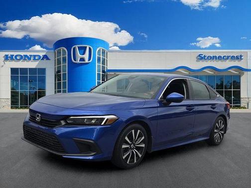 Blue 2023 Honda Civic EX