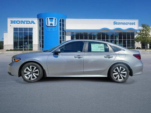 Solar Silver Metallic 2026 Honda Civic LX