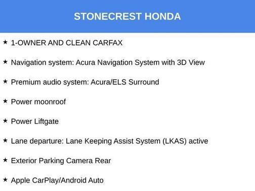Liquid Carbon Metallic 2024 Acura MDX Technology