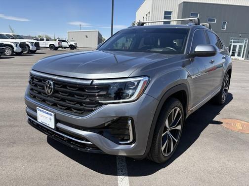 Platinum Gray Metallic 2024 Volkswagen Atlas Cross Sport 2.0T SEL R-Line
