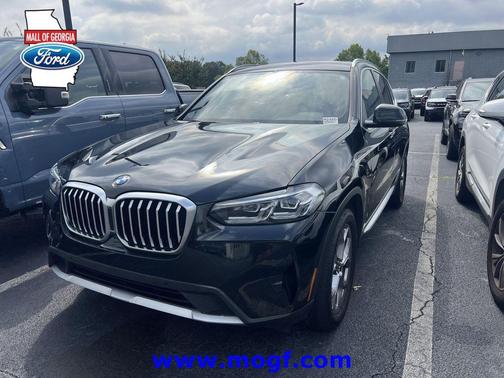 Black Sapphire Metallic 2022 BMW X3 sDrive30i