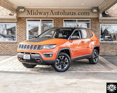 RED 2018 Jeep Compass Trailhawk