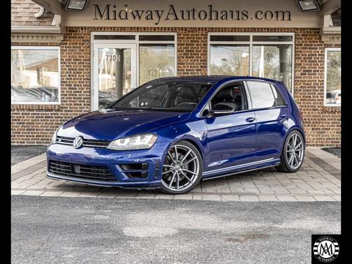BLUE 2017 Volkswagen Golf R 2.0T Manual