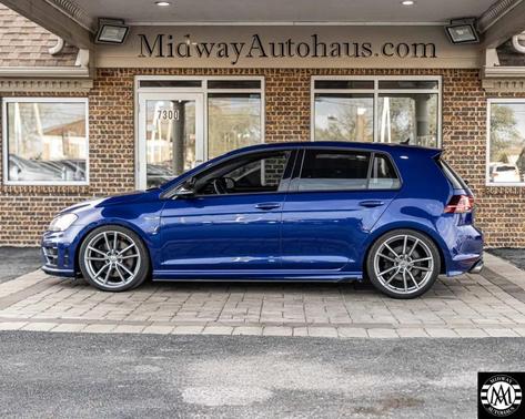 BLUE 2017 Volkswagen Golf R 2.0T Manual