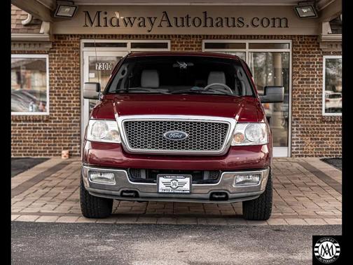 RED 2004 Ford F-150 FX4 SuperCrew