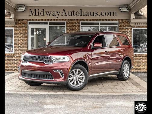 RED 2021 Dodge Durango SXT Plus