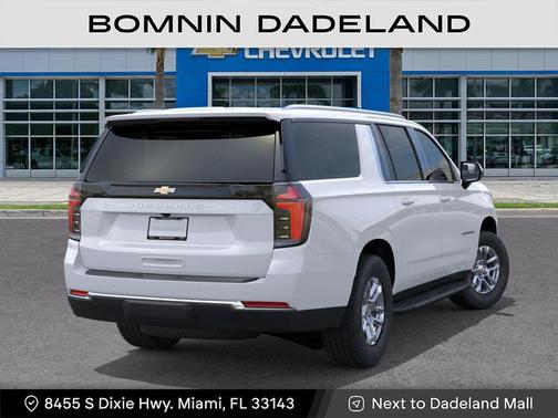 Summit White 2026 Chevrolet Suburban LS