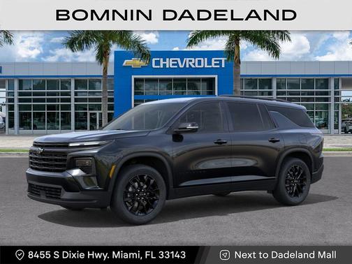 Black Metallic 2026 Chevrolet Traverse LT