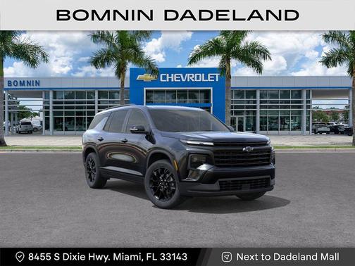 Black Metallic 2026 Chevrolet Traverse LT