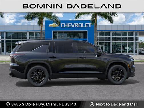 Black Metallic 2026 Chevrolet Traverse LT