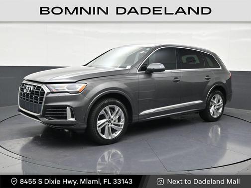 Gray Metallic 2021 Audi Q7 45 Premium Plus
