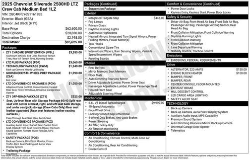 2025 Chevrolet Silverado 2500 LTZ