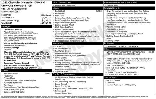 2022 Chevrolet Silverado 1500 RST