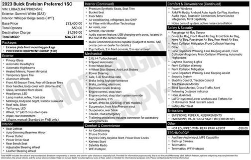 2023 Buick Envision Preferred