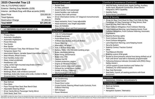 2025 Chevrolet Trax LS