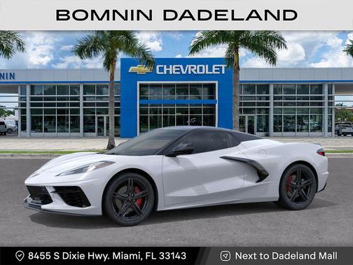 Arctic White 2026 Chevrolet Corvette Stingray w/2LT