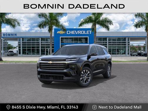 Black 2026 Chevrolet Traverse LT