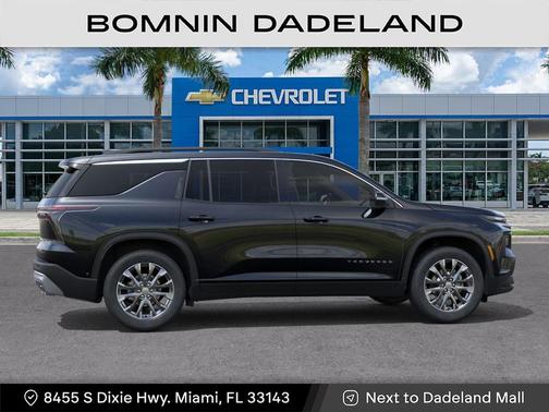 Black 2026 Chevrolet Traverse LT