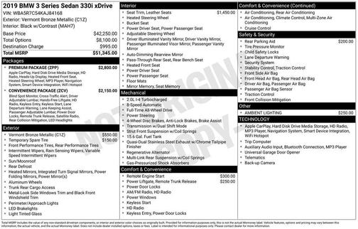 2019 BMW 330 330i xDrive