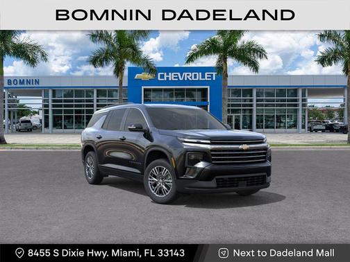 Black Metallic 2026 Chevrolet Traverse LT