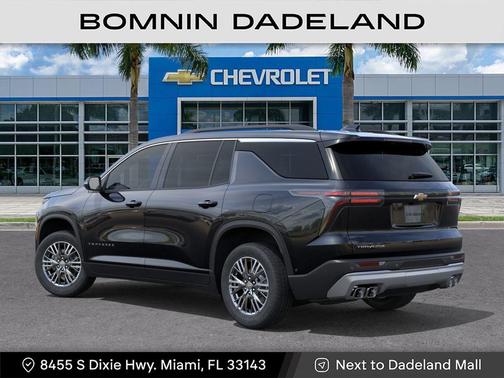 Black Metallic 2026 Chevrolet Traverse LT