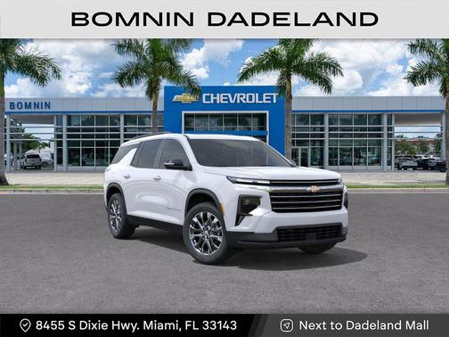 Summit White 2026 Chevrolet Traverse LT