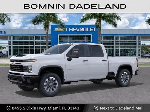 Summit White 2026 Chevrolet Silverado 2500 Custom