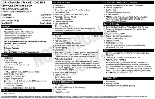 2021 Chevrolet Silverado 1500 RST