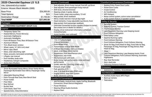 2020 Chevrolet Equinox LS