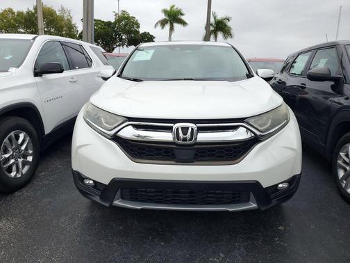 White 2019 Honda CR-V EX