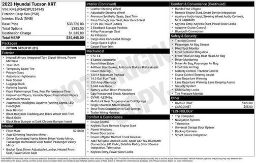 2023 Hyundai TUCSON XRT