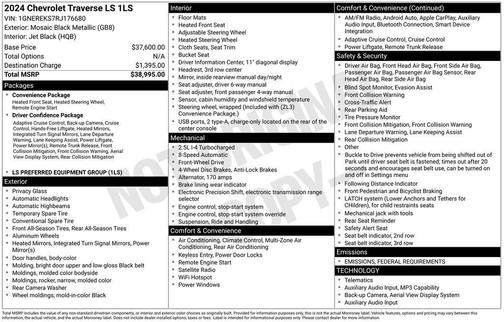 2024 Chevrolet Traverse LS