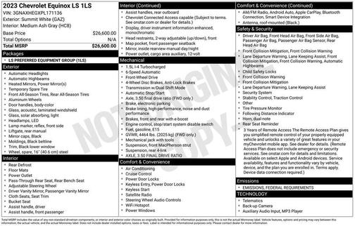 2023 Chevrolet Equinox LS
