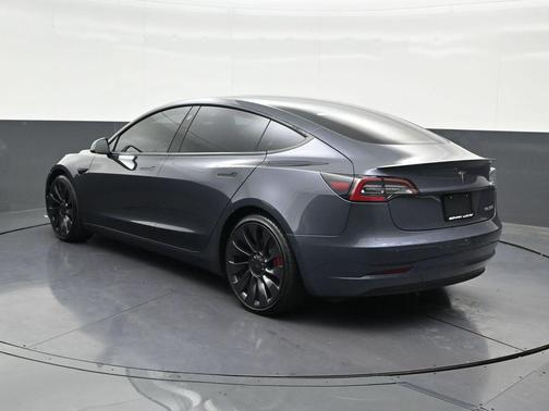 Gray 2021 Tesla Model 3 Performance