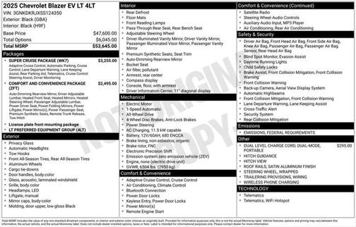 2025 Chevrolet Blazer EV AWD LT