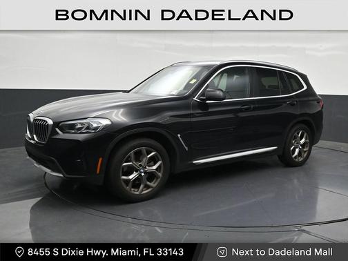 Black Sapphire Metallic 2024 BMW X3 xDrive30i