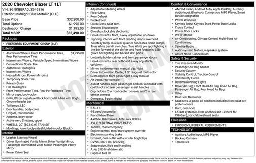 2020 Chevrolet Blazer 1LT