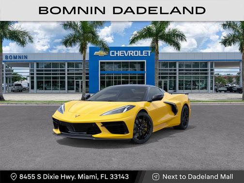 Yellow 2026 Chevrolet Corvette Stingray w/2LT