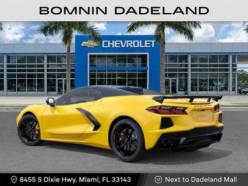 Yellow 2026 Chevrolet Corvette Stingray w/2LT