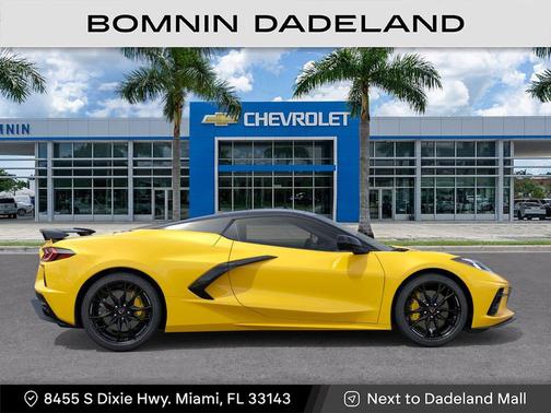 Yellow 2026 Chevrolet Corvette Stingray w/2LT