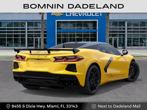 Yellow 2026 Chevrolet Corvette Stingray w/2LT