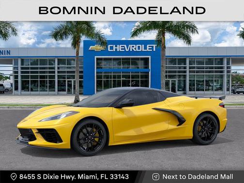 Yellow 2026 Chevrolet Corvette Stingray w/2LT