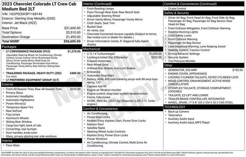 2023 Chevrolet Colorado LT