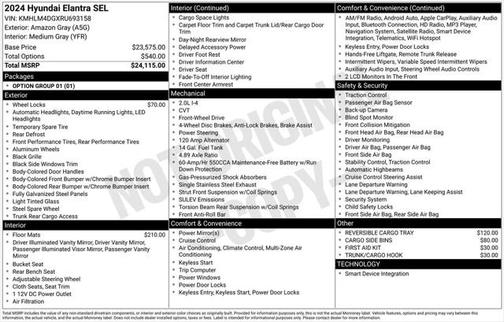 2024 Hyundai ELANTRA SEL